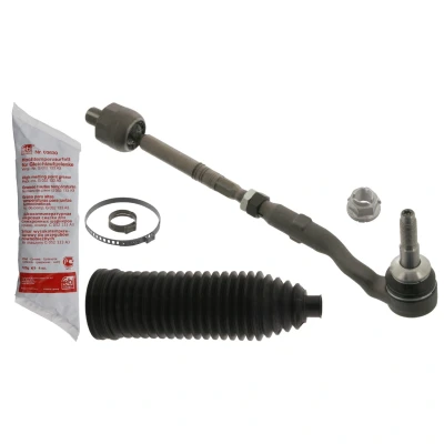 Imagen de FEBI BILSTEIN 40092 Barra de dirección Eje delantero, derecha con grasa tuerca, abrazaderas, manguito BMW: 5 Berlina, 7