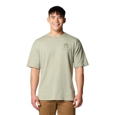 Imagen de Columbia LANDROAMER CREW Camiseta estampada, Hombre, Talla: Small, Safari
