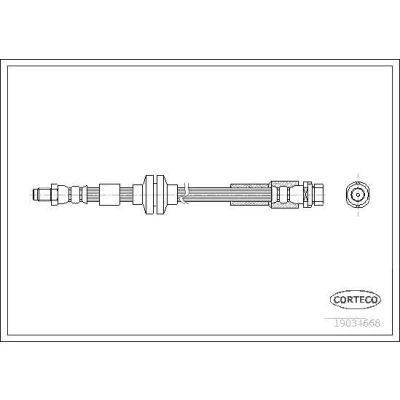 Imagen de CORTECO 19034668 Latiguillos de Freno 420 FORD: Focus C Max