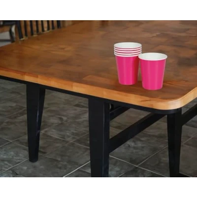 Imagen de Fiestas GUIRCA 6 Vasos Desechables de Mago (240 ml) Decoración Mesa y Accesorios para Halloween Trucos Magia Rosa