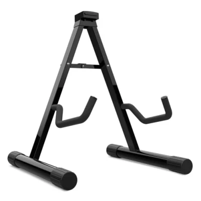 Imagen de Audibax SGL 02 Soporte para Guitarra Acústica de Suelo Clásica Estructura Robusta y Estable Plegable Accesorio Fácil Transporte