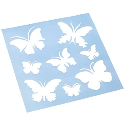 Imagen de Rayher Plantilla mariposas, 8 dibujos 5,5 12 cm, 30x30 manualidades y decoración, 3847500