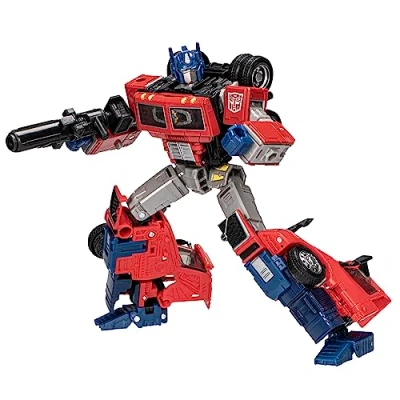 Imagen de Hasbro Transformers Generations Leader Class Figura Volvo VNR 300 Optimus Prime 18 cm