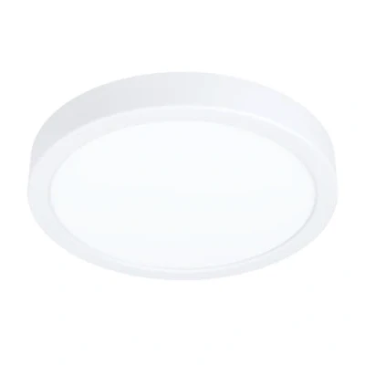 Imagen de EGLO Argolis 2 lámpara de techo led para exteriores, exterior pared y techo, uso metal plástico blanco, blanco cálido, IP44, diámetro 28,5 cm