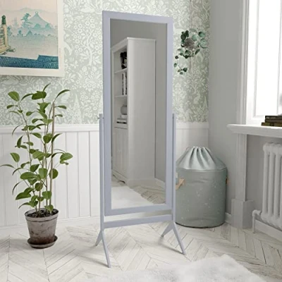 Imagen de Vida Designs Nishano Espejo Rectangular de Longitud Completa, Color Gris