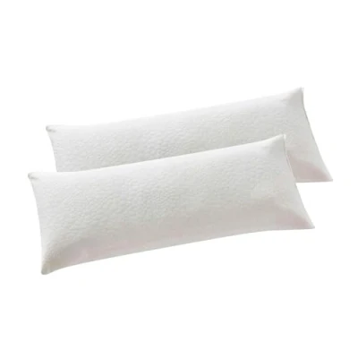 Imagen de Donegal Collections Almohada Viscoelástica con Copos 100% Viscoelasticos Pack 2 Unidades de 75 cm. Termoregulable, Antiacaros, Tejido Strech Gran Adaptabilidad. Fabricado en España.
