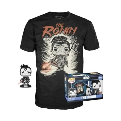Imagen de Funko Pop! &amp; tee: Star Wars Kyoto Medium Camiseta, Franela Ropa con Figura de Vinilo Coleccionable Idea Regalo Juguetes y Camiseta Manga Corta para Adultos Hombres Mujeres