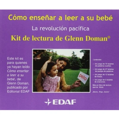 Imagen de Como Enseñar A Leer Su Bebe Kit: Kit de lectura Glenn Doman (Tu hijo y tú)