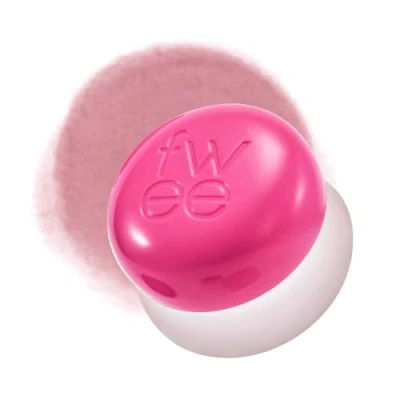 Imagen de fwee Blurry Pudding Pot Airbrushed Blush &amp; Lip, Buildable Pigment, Long lasting, Lightweight, Easy to Blend, Natural Soft Matte Finish Baby (Soft Pink) 0.17 oz