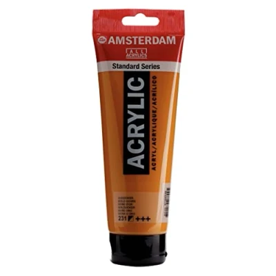Imagen de Amsterdam Standard Series Colores Acrílicos Tubo 250 ml Ocre Oro 231 (17122310)