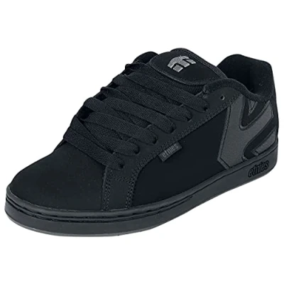 Imagen de Etnies Fader Zapatillas skate, Hombre, Talla: 41.5, Black dirty wash Piel/piel de imitación