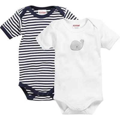 Imagen de Schnizler Pack múltiple de Body para bebé, Azul (Marine/Weiß 171), 62 (Talla del Fabricante: 62/68) Unisex niños