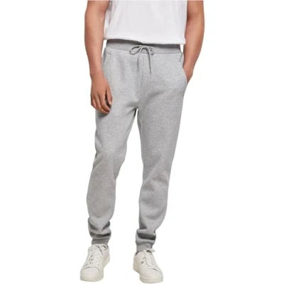 Imagen de Build Your Brand Pantalones Deportivos básicos orgánicos, Gris Jaspeado, 34 37 para Hombre