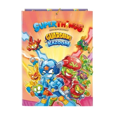 Imagen de Safta Carpeta Folio 3 Solapas Superthings Guardians of Kazoom 26X33,5X2,5Cm, Multicolor (512270068)