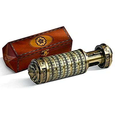 Imagen de The Noble Collection Da Vinci Code Cryptex, escala 1: 1, accesorio, réplica (accesorio de vestuario)