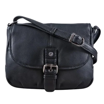 Imagen de STILORD &#039;Iris&#039; Bolso Bandolera Mujer Piel Pequeño Hombro Salir Noche Festa Auténtico Cuero, Color:Negro