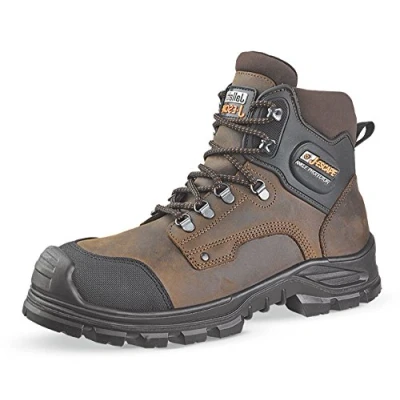 Imagen de Jallatte Chaussures de sécurité hautes Marron et Noire JALFIR SAS S3 Ci AN SRC 41 Marron/Noir