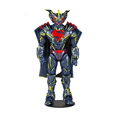 Imagen de McFarlane DC Multiverse Figura de 7 Pulgadas Armadura desencadenada energizada Superman (Etiqueta Dorada) Coleccionable