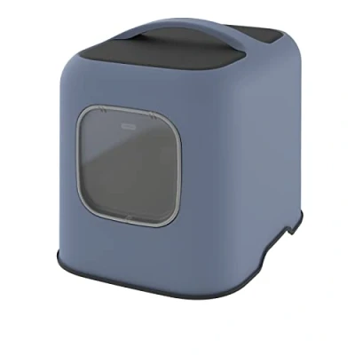 Imagen de Arenero para Gatos Rotho My Pet Horizon 51 x 39,5 44,3 cm Azul