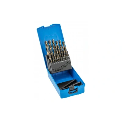 Imagen de Hogert Technik HT6D800 Juego de brocas en espiral para metal