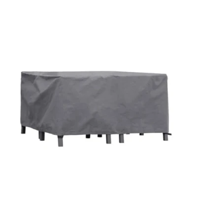 Imagen de Perel Cubierta al aire libre para juego de jardín, gris, rectangular, 200 cm x 150 75