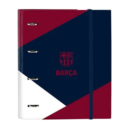 Imagen de Carpeta 4 Anillas de 35 mm F.C. Barcelona Corporativa con 100 Hojas A4, 270x35x320