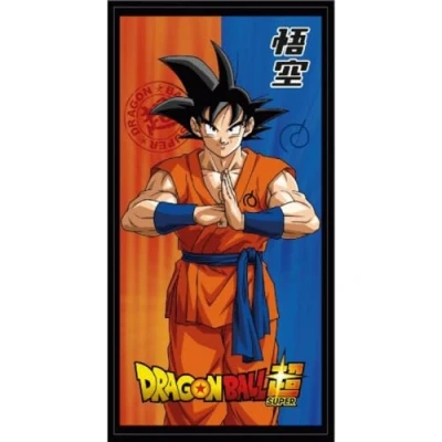 Imagen de Aymax Toalla Playa Piscina BAÑO Son Goku Bola de Dragon 140 x 70cm Certificado Calidad Oeko Tex Standard 100
