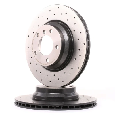 Imagen de BREMBO XTRA LINE 09.A259.1X Disco de freno 330 24 5 perforado/ventil. int. revestido altamente carbonizado con tornillos BMW: 3 Berlina, 1 Hatchback