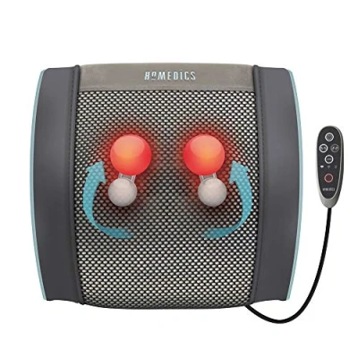 Imagen de HoMedics Cojín de masaje gel recargable, con tecnología y batería, multiusos, función calor