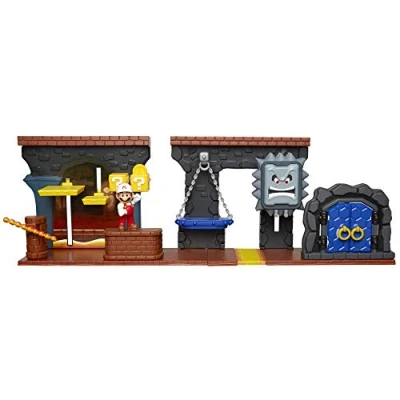 Imagen de Jakks Pacific Dungeon Brothers Super Mario playset Mundo fungen, Multicolor, Talla única (85993)