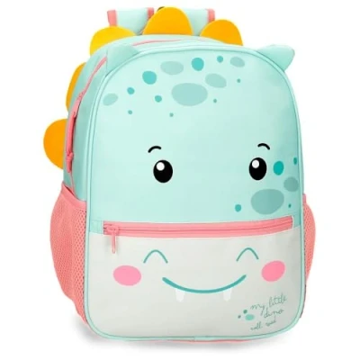 Imagen de Roll Road Happy Pets Mochila Escolar Multicolor 27x33x11 cms Poliéster