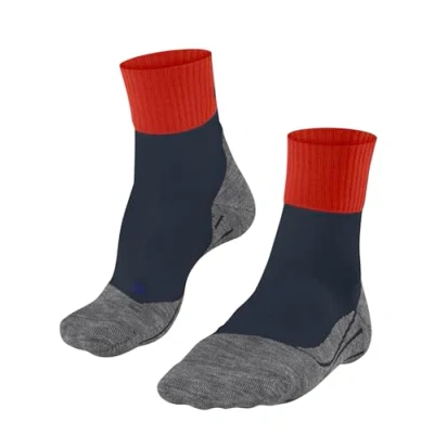 Imagen de FALKE TK2 Explore Cool Short M SSO lyocell hilo funcional anti ampollas gruesa 1 par, Calcetines para senderismo Hombre, Naranja (Samba Orange 8182), 46 48
