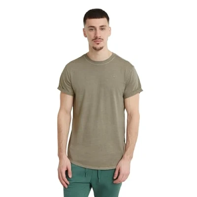 Imagen de G STAR Lash Overdeyed T Shirt, Camiseta Hombre, Gris (Rock Ridge GD D16396 2653 g471), S