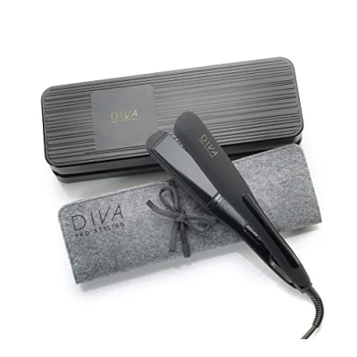 Imagen de Diva Pro Styling Plancha De Pelo Y Styler Digital Ancha 800 g, negro