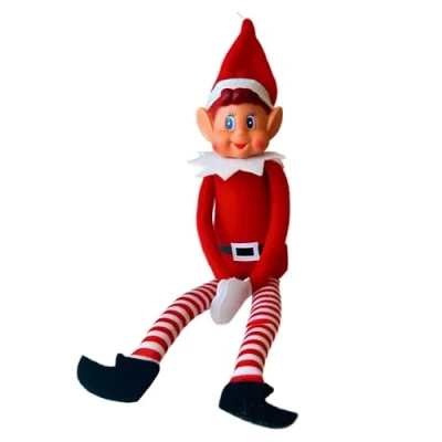 Imagen de GLOW Wholesale Papá Noel Figura Divertida de Elfos Behavin&#039; Badly con Cuerpo Suave y Cara Vinilo, Color Elfie (niño) (13056)