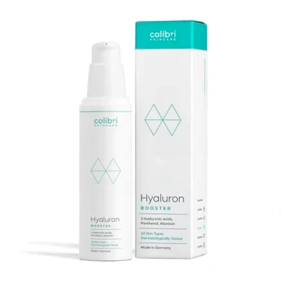 Imagen de colibri skincare HYALURON BOOSTER (50 ml) Serum Ácido hialurónico 50ml de ácido cuidado puro biológico antiedad Facial hidratante para hombres y mujeres