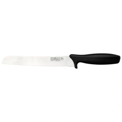 Imagen de Rockingham Forge Cuchillo Para Pan, Gama Essentials 8007, Acero Inoxidable, Ligero, 8 Pulgadas, Mango Negro, 8007BR