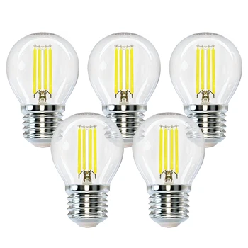 Imagen de Aigostar Bombillas Led E27 Luz Fria 6500K,6W equivalente a 50W,729 lúmenes,Bombilla retro vintage,ángulo de apertura: 360,No regulable Pack 5 Unidades