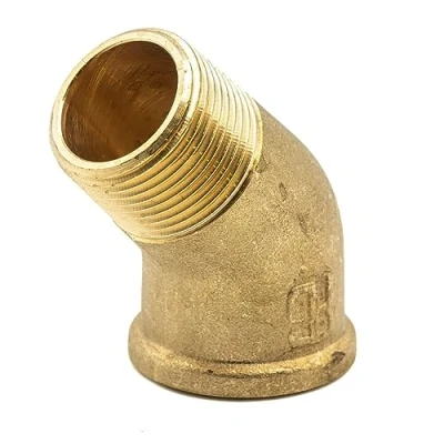 Imagen de Accesorios latón roscados (Codo 45˚ M/H, 1/2&quot;)