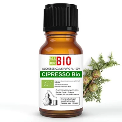 Imagen de Ciprés Bio Aceite Esencial 100% Puro 10 ml Uso Alimentario Terapeutico Cosmetico Aromaterapia Laborbio