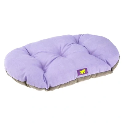 Imagen de Ferplast Cama para Perros y Gatos, Cojín pequeños, Cojin Alfombra casetas Coches Lavable en Algodón con Suave Acolchado, 43 x 30 cm. Lila