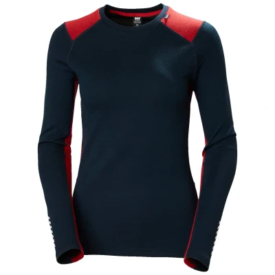 Imagen de Helly Hansen Lifa Merino Midweight Crew, Ropa Interior Mujer, Navy, XL