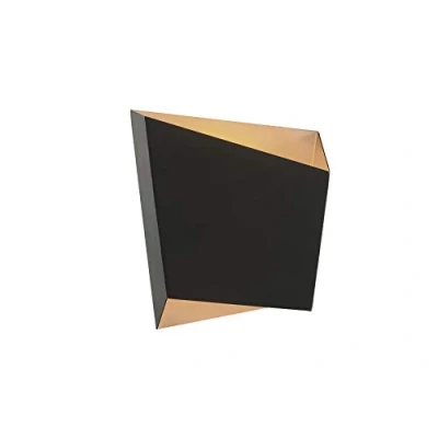 Imagen de Mantra Iluminación. Modelo ASIMETRIC. Aplique de pared 19,7 cm ancho fabricado en metal acabado color negro