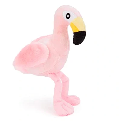 Imagen de Zappi Co Niños Peluche Suave Flamingo Juguete Safari Selva Animal de la Felpa (Pequeño, 5 6 Pulgadas, 12 15CM Flamingo) Grande para el niño recién Nacido Primer cumpleaños