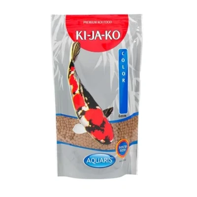 Imagen de KI JA KO Color alimento para koi con carotenoides y astaxantina, proteína de Pescado Vegetal Mejorar el Ayuda a la pigmentación 10 kg / 6 mm