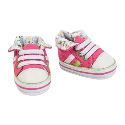 Imagen de Heless 4461 Zapatilla de deporte para muñecas, rosa, talla 30 34 cm