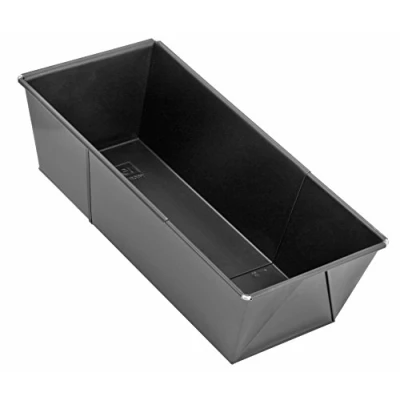Imagen de Zenker 3974 Molde universal para pan (extensible, 28 40 cm, revestimiento antiadherente, 1 unidad), color negro