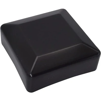 Imagen de SKIR&#039;CO (20 piezas) Tapas para Postes de Valla, Cuadradas 70 x mm Negras Plástico Color Negro RAL 9005