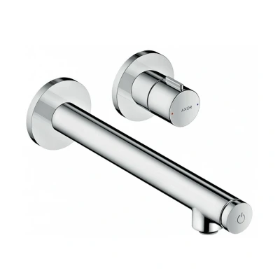Imagen de Axor 45113000 Select Grifo Monomando para Lavabo (Montaje en Pared, caño de 220 mm), Color Cromado, Cromo, Auslauflänge 220mm