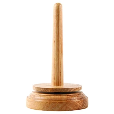 Imagen de Groves Soporte para hilar e hilos de madera, marrón, 9,5 x 16 cm